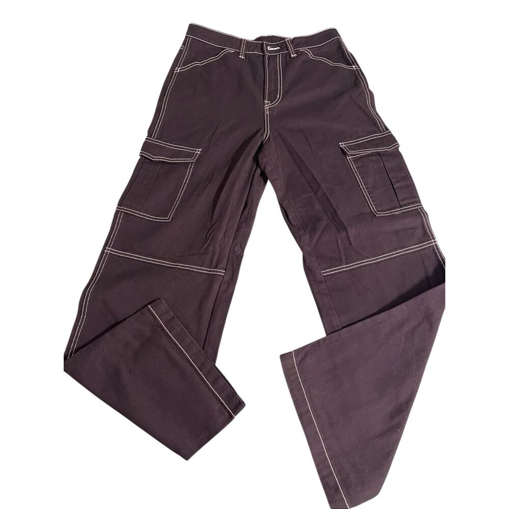 Divided Twill Cargo High-waist Loose Fit Straight Women’s Pants Size 6